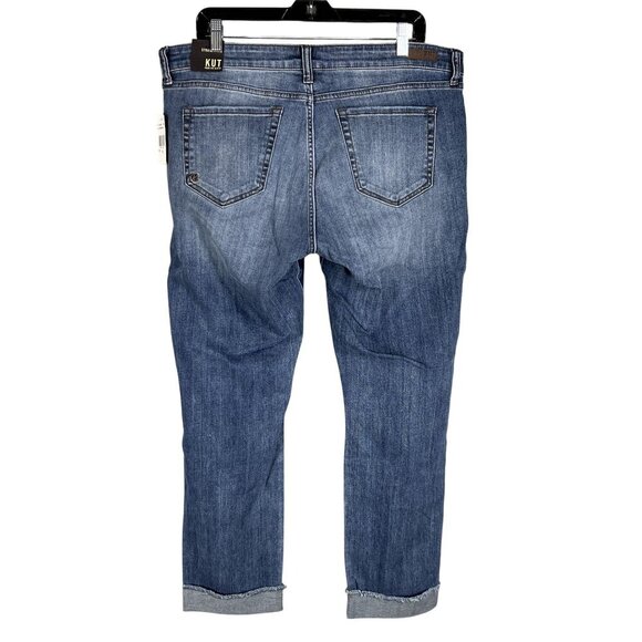 Kut From The Kloth NWT Women 16 Ankle Straight Leg High Rise Jeans Bum Friendly - Picture 2 of 16